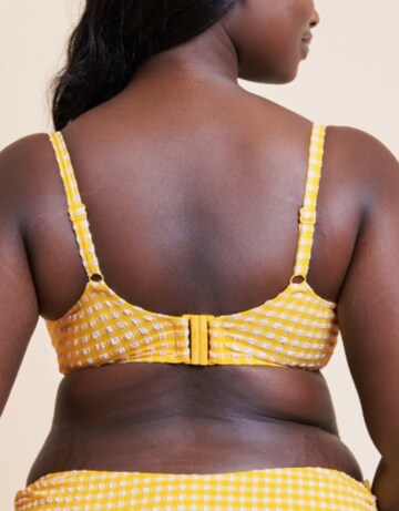 Curvy Kate Holiday Check Scooped Balcony Bikini Top