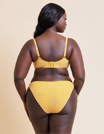 Curvy Kate Holiday Check Scooped Balcony Bikini Top