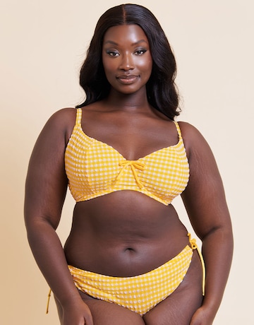 Curvy Kate Holiday Check Scooped Balcony Bikini Top