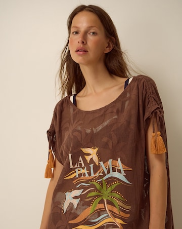 Monsoon La Palma Jacquard Midi Kaftan