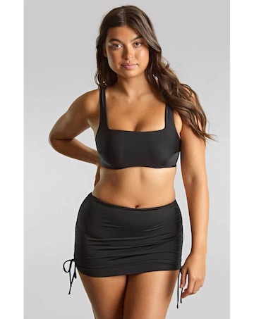 Panache Swim Signature Black Skirted Brief