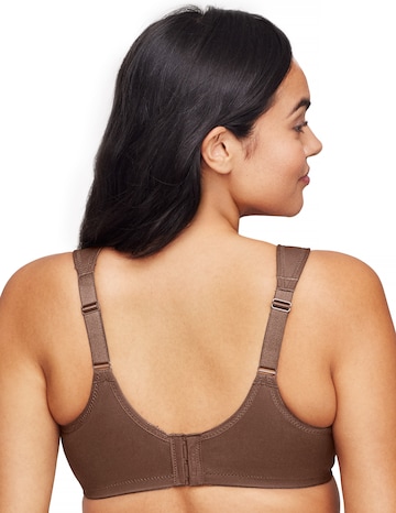 Glamorise Plus Size Low Cut WonderWire Lace Bra 1240