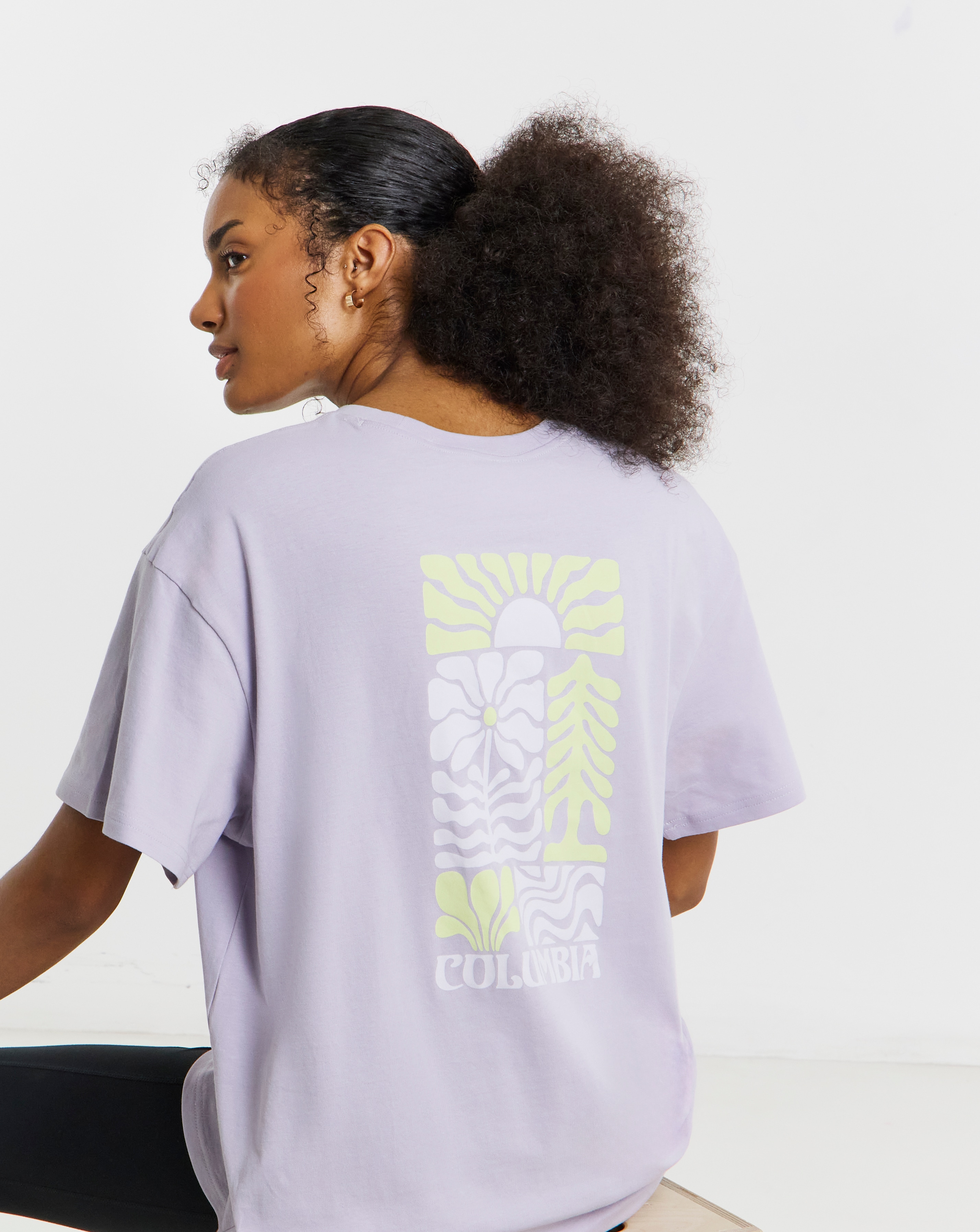 New In - Columbia Oversized Back Print T-Shirt