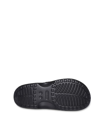 Crocs Black Metallic Buckle Sandal - Standard Fit
