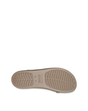 Crocs Latte/Mushroom Brooklyn Low Wedge - Standard Fit