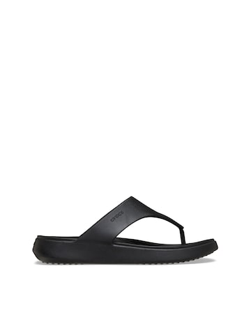 Crocs Black Getaway Triangle Flip - Standard Fit