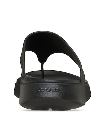 Crocs Black Getaway Triangle Flip - Standard Fit