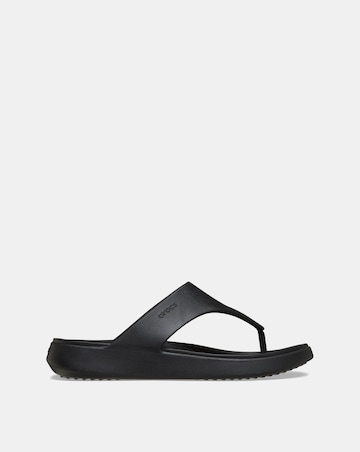 Crocs Black Getaway Triangle Flip - Standard Fit