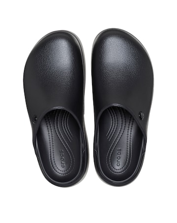 Crocs Black Dylan Notched Clog - Standard Fit