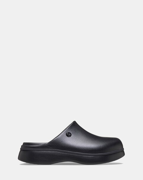 Crocs Black Dylan Notched Clog - Standard Fit