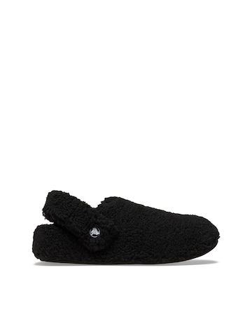 Croc Black Classic Cozzzy Slipper - Standard Fit