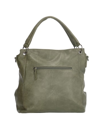 Enrico Benetti Caen 2 Handle Faux Leather Handbag