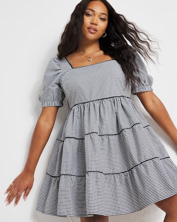 Gingham Smock Dress | Simply Be