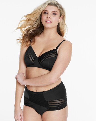 Magisculpt 2 Pack No VPL Black/Blush Non Wired Bras