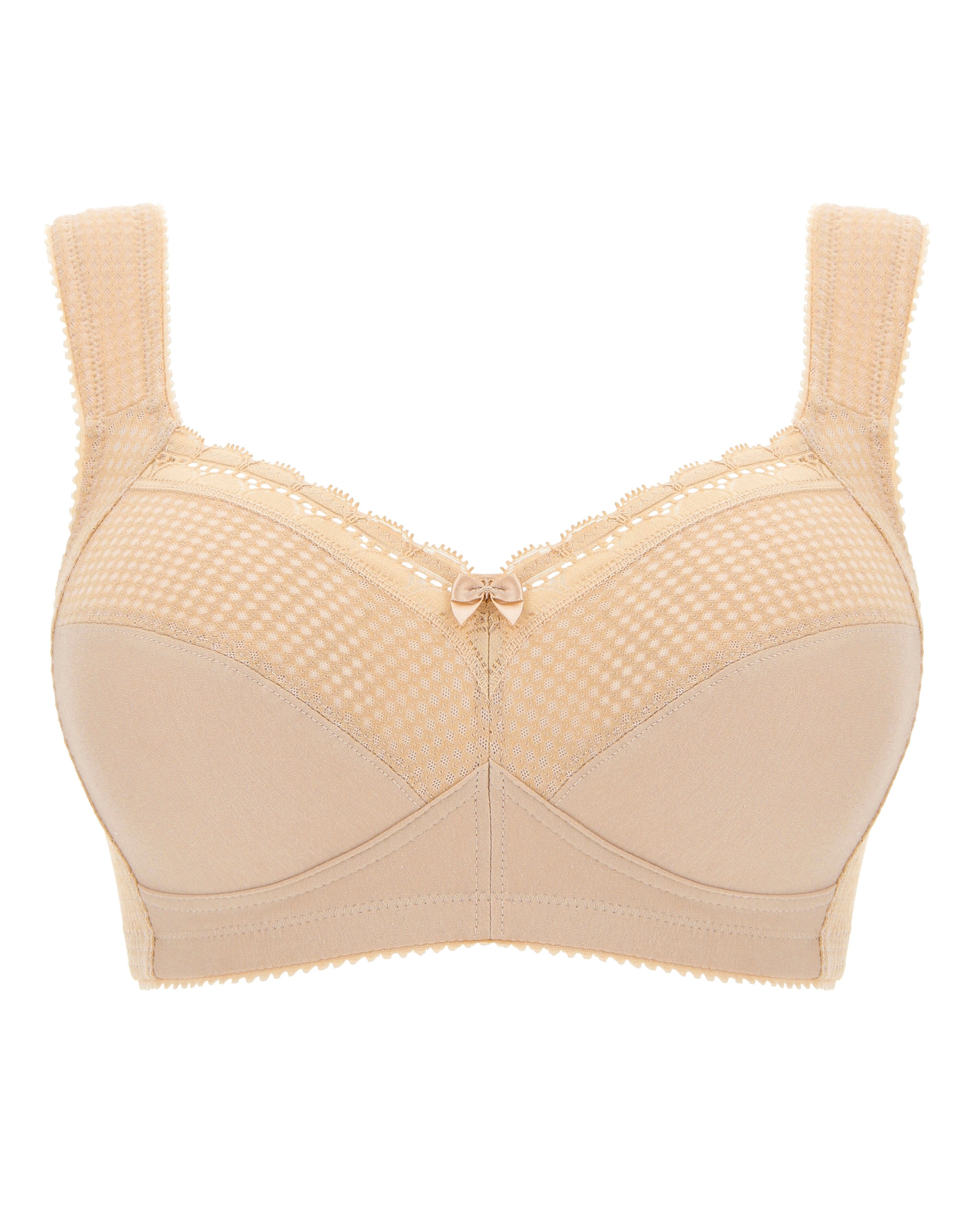 Miss Mary of Sweden Diamond Non Wired Cotton Bra Skintone