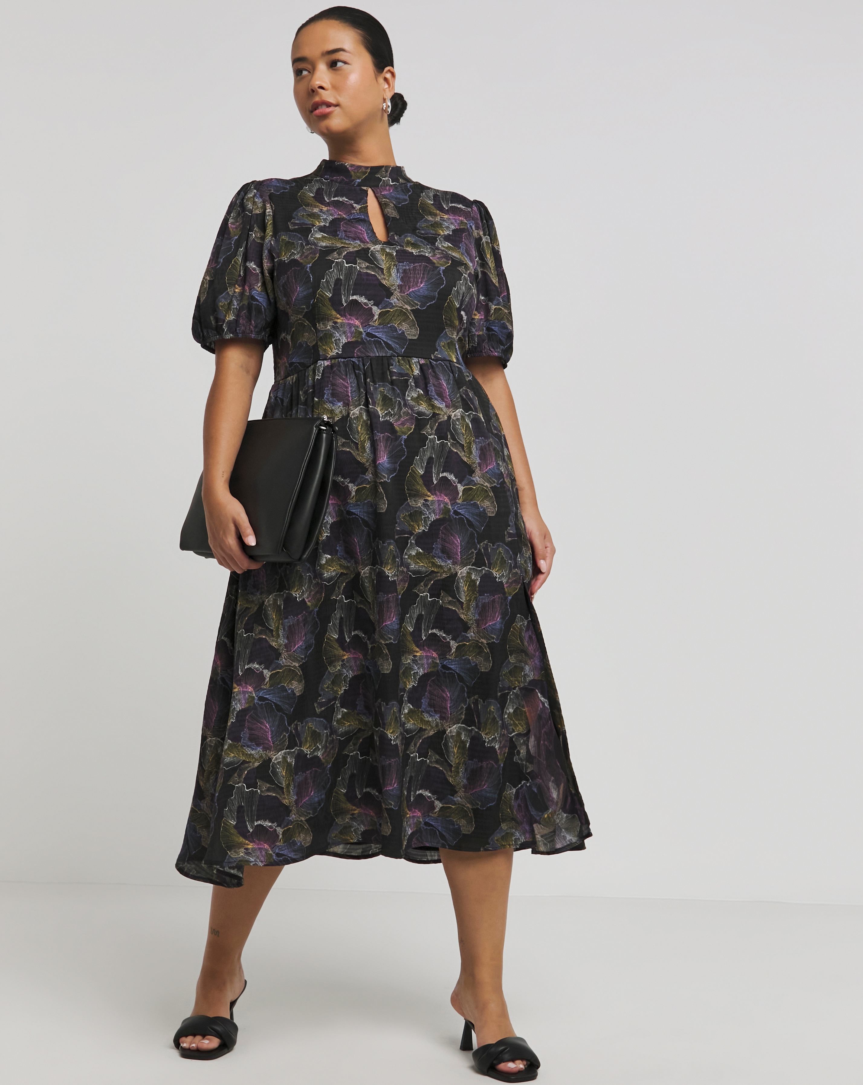 Lovedrobe Split Front Midi Dress