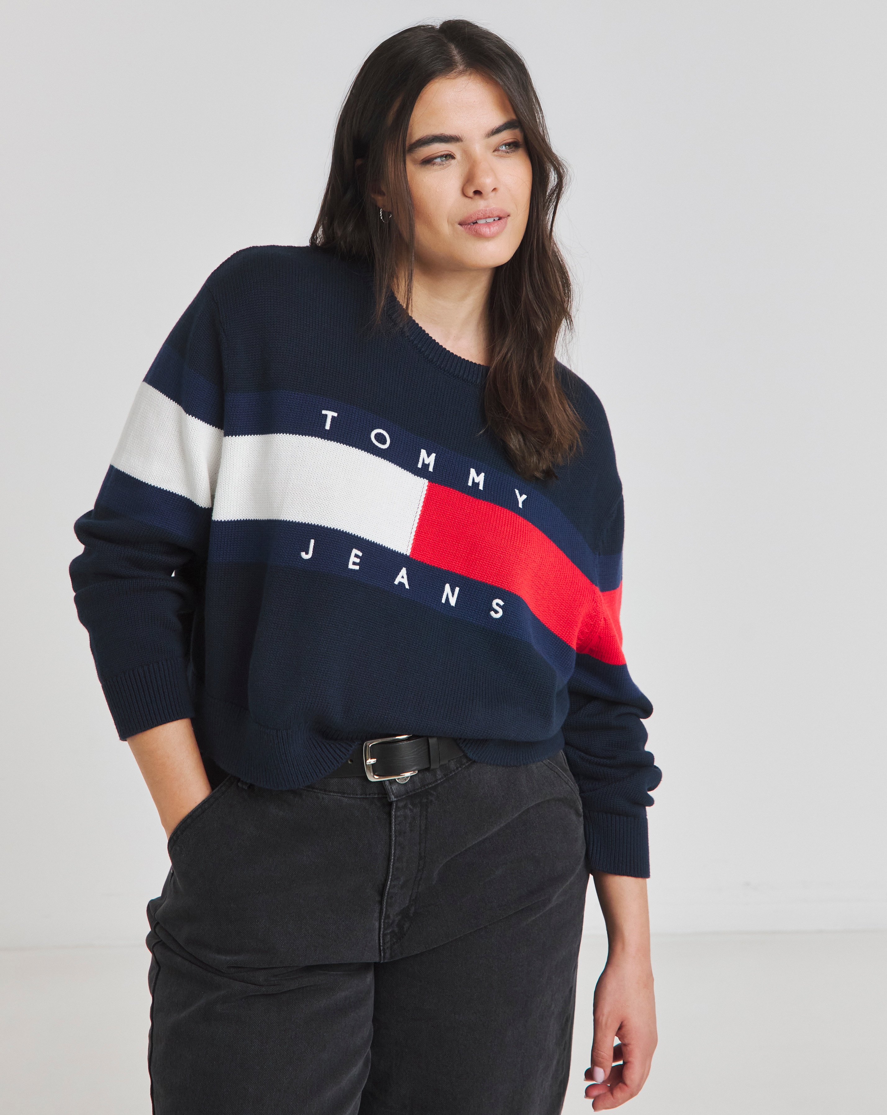 Tommy Jeans Center Flag Sweatshirt