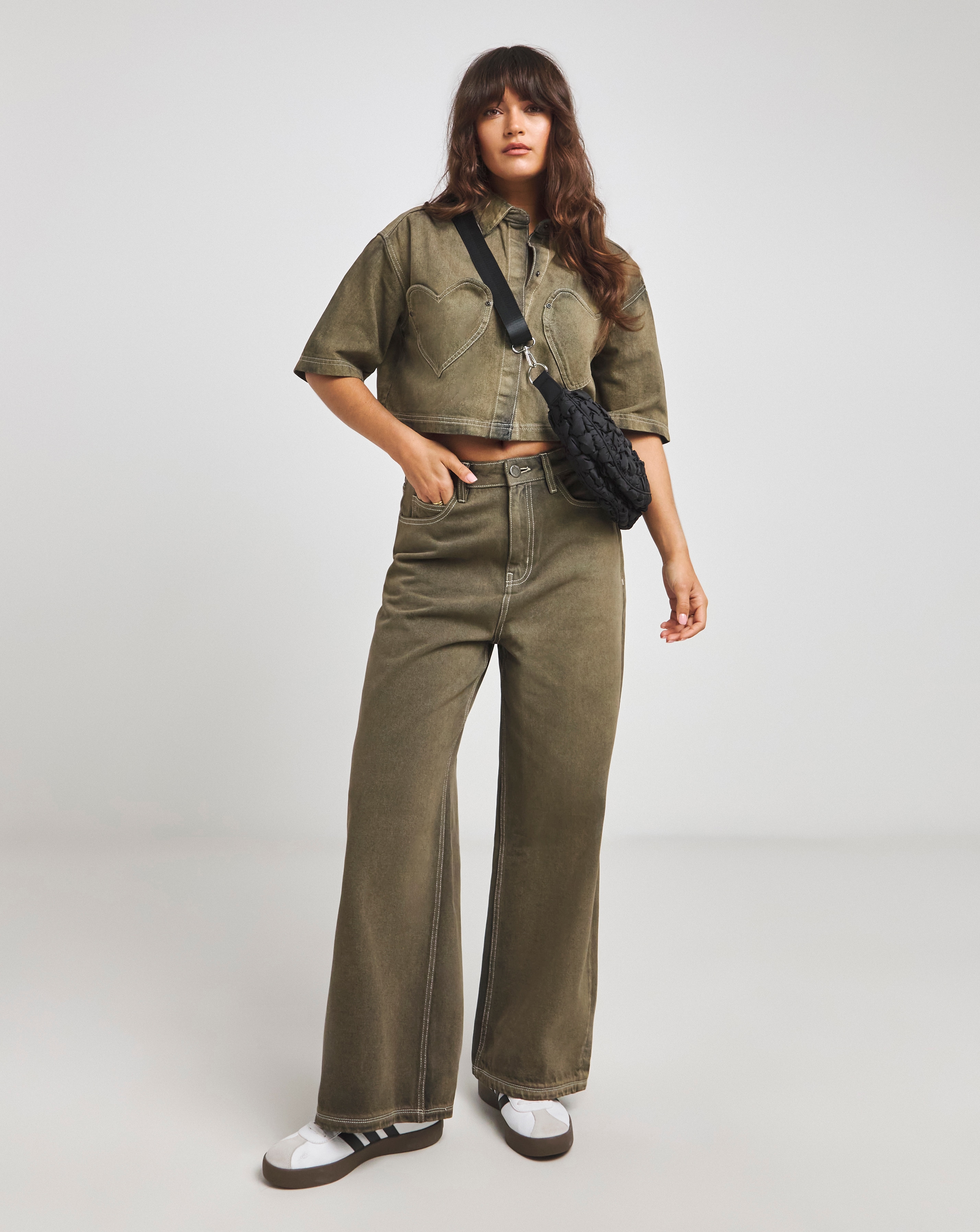 Native Youth Wide Leg Jeans