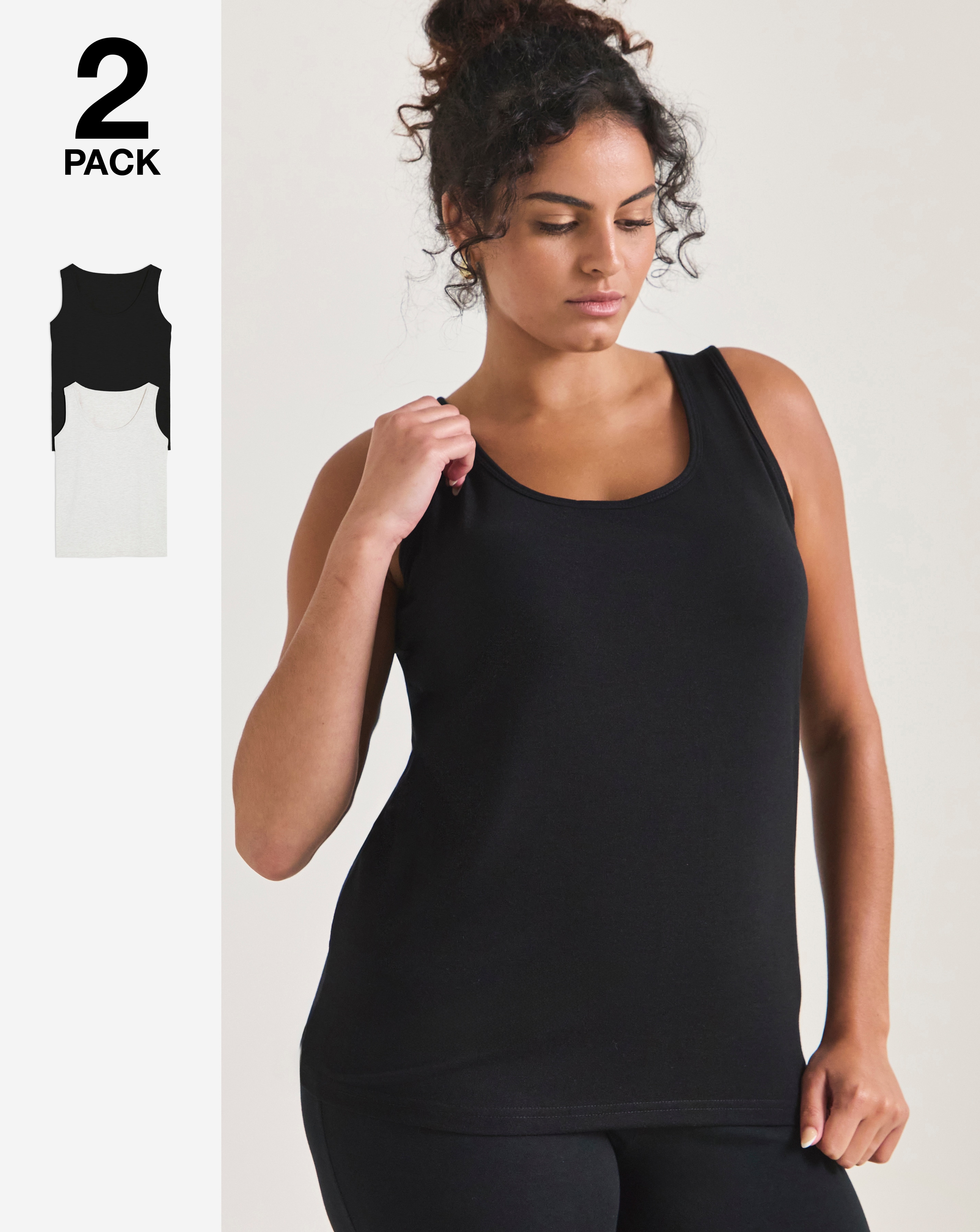 2 Pack Thermal Vest Tops