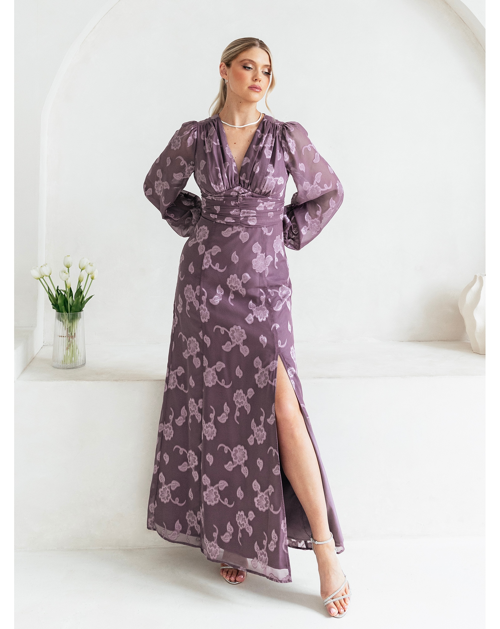 Maya Deluxe Floral Print Dress