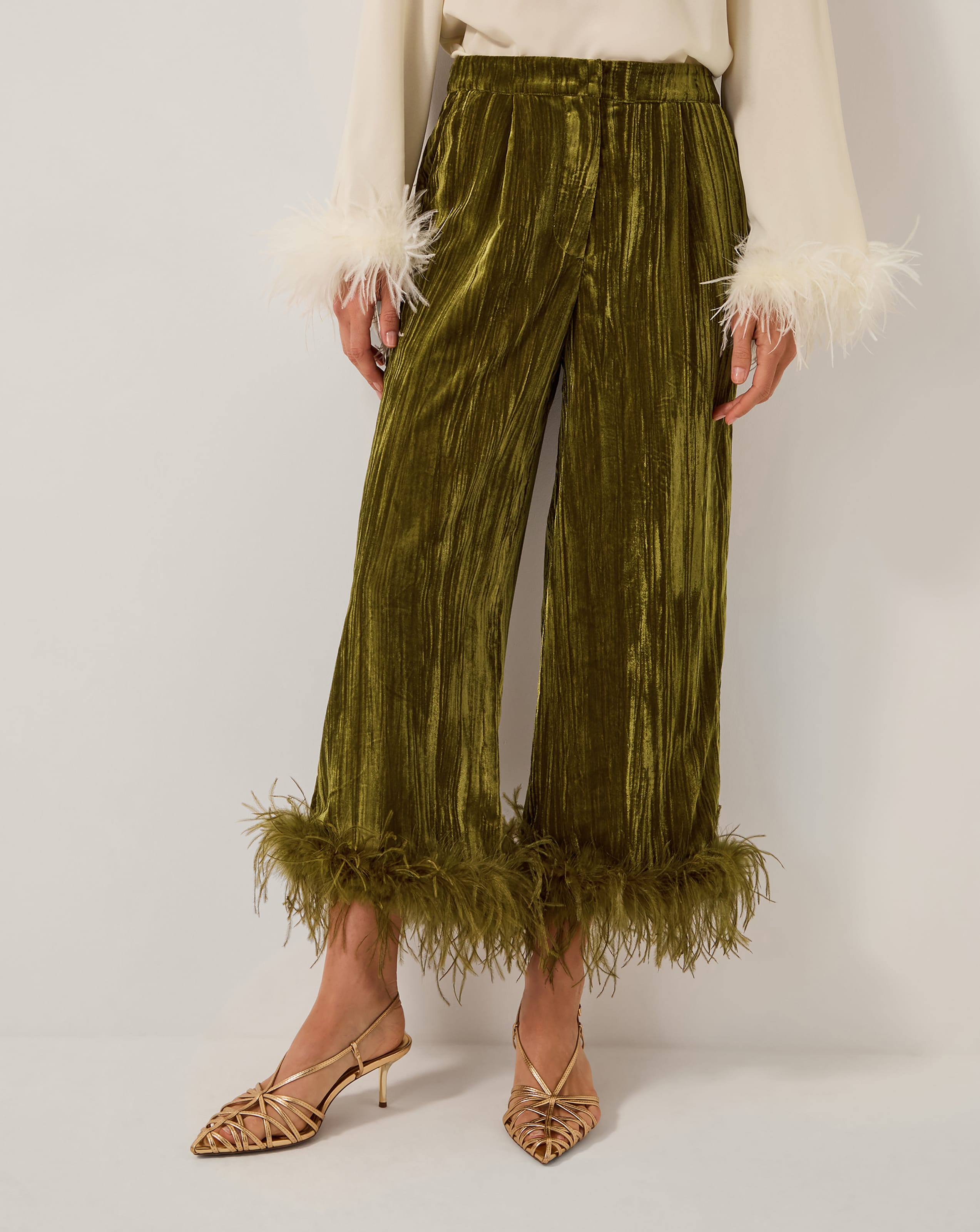 New In - Monsoon Olivia Velvet Trousers