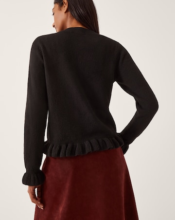 Monsoon Rina Ruffle Cardigan