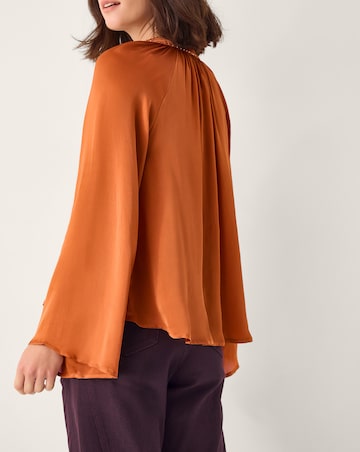 Monsoon Arlette Frill V-Neck Blouse