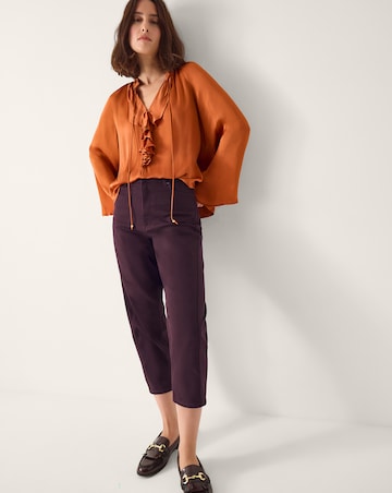 Monsoon Arlette Frill V-Neck Blouse