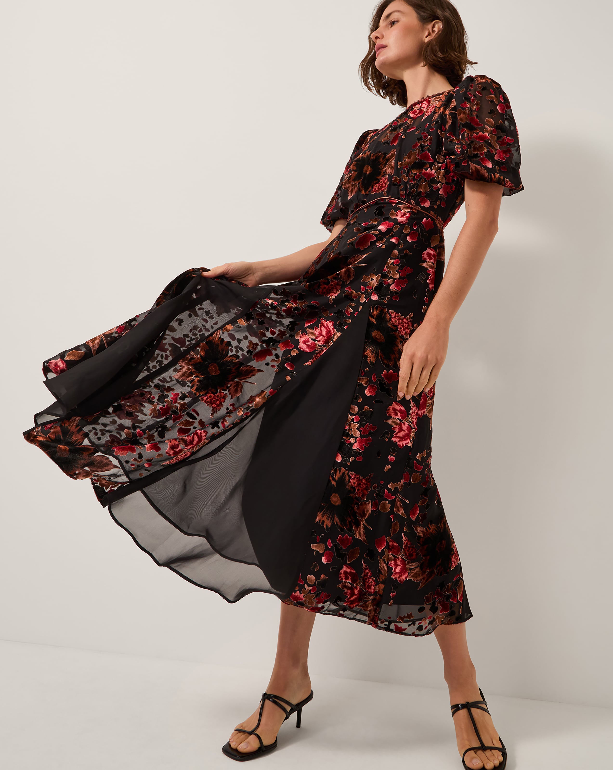 Monsoon Carolyn Midi Dress