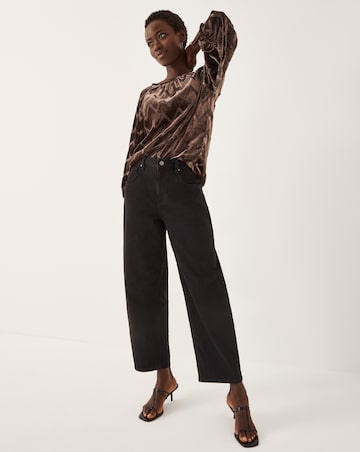 Monsoon Keisha Geometric Velvet Top