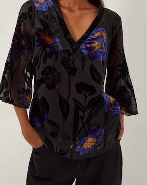 Monsoon Giselle Floral Top - Image 4