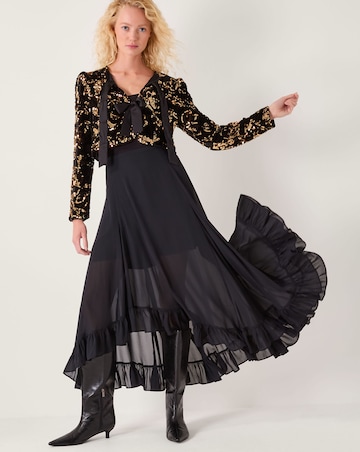 Monsoon Shola Bow Mini Tunic Dress