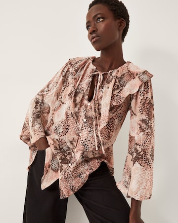 Monsoon Synthia Snake Print Blouse