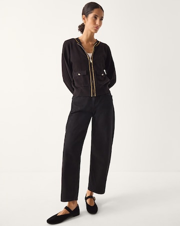 Monsoon Nolan Knit Bomber Jacket