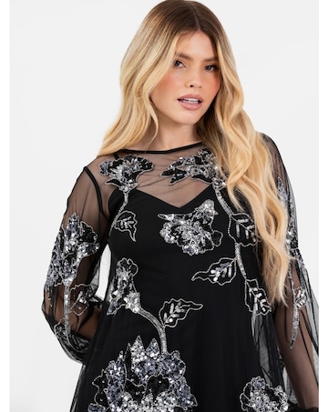 Maya Deluxe Embellished Dress