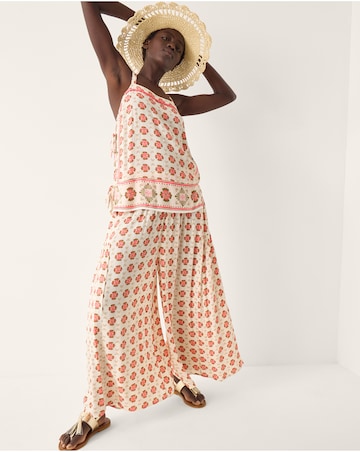 Monsoon Maddie Floral Print Trousers