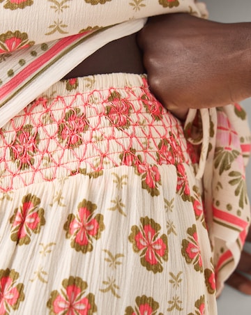 Monsoon Maddie Floral Print Trousers