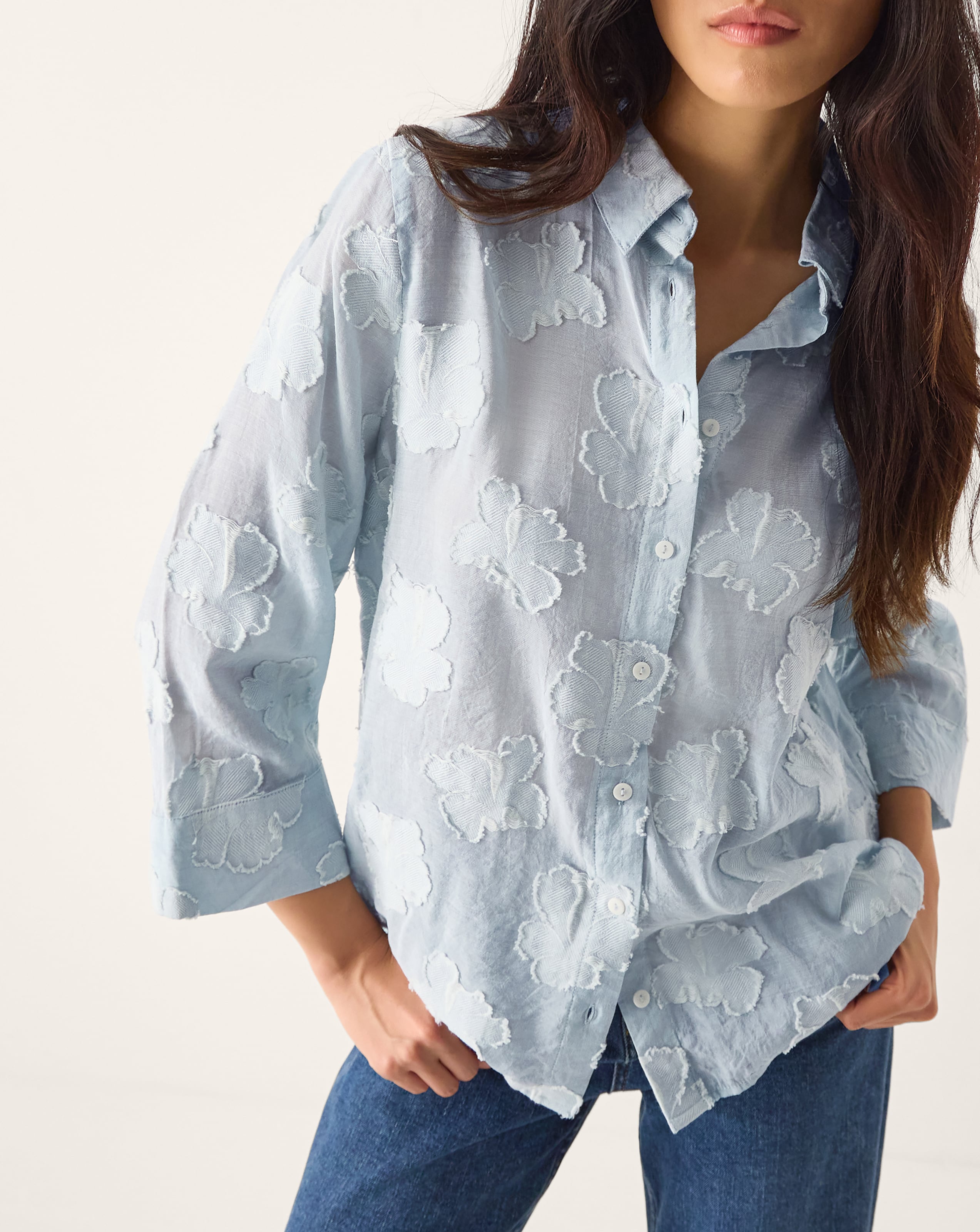 New In - Monsoon Ayla Jacquard Shirt