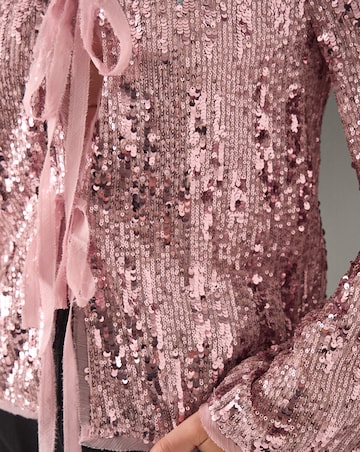 Monsoon Tabi Tie Sequin Jacket