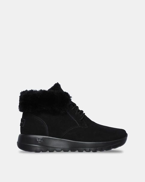 Skechers Lush Lace Up Boots Wide Fit - Womens - Size 3 - Suede - Wide Fit Boots 