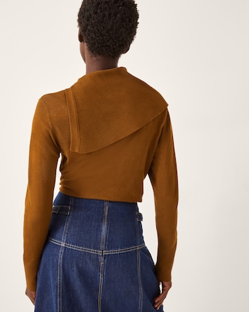 Monsoon Kay Asymmetrical Collar Jumper