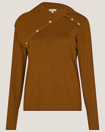 Monsoon Kay Asymmetrical Collar Jumper