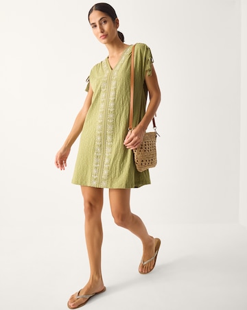 Monsoon Julie Mini Kaftan Dress
