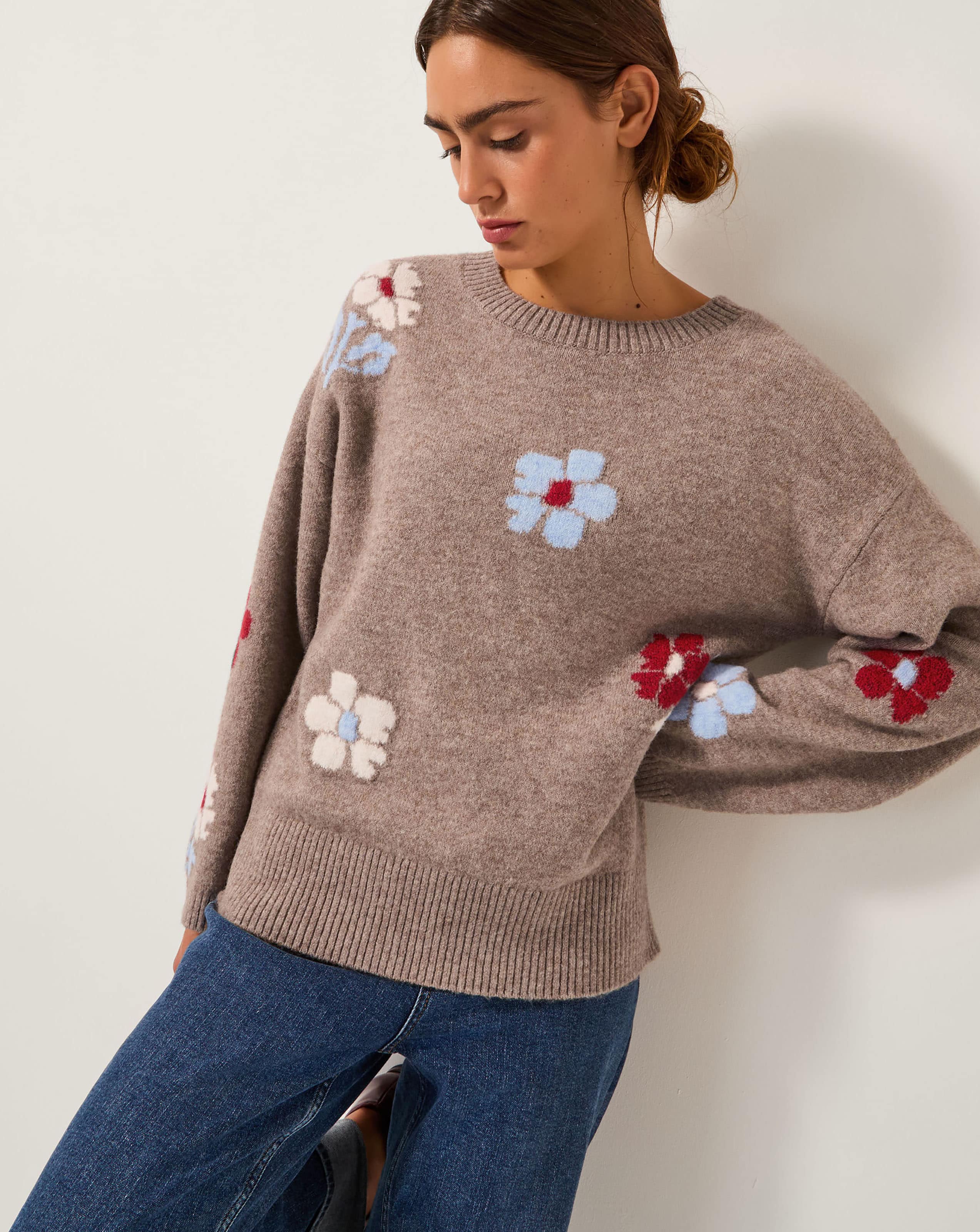 Monsoon Fenn Floral Jumper