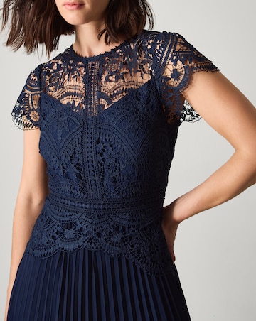 Monsoon Lace Pleated Bridesmaid Dress