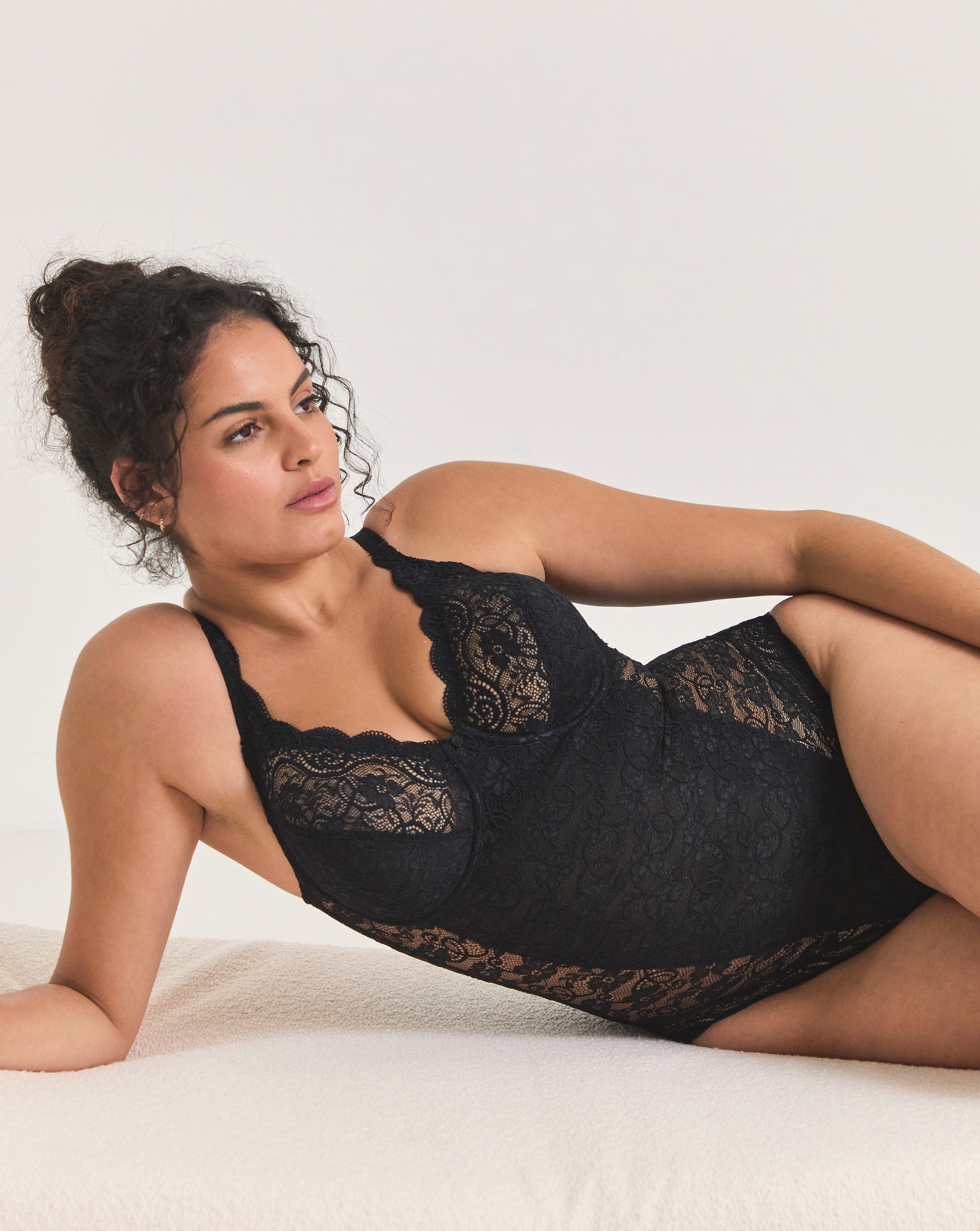 Triumph Plus Size Amourette Bodyshaper In Black | UK Size 42B Women's