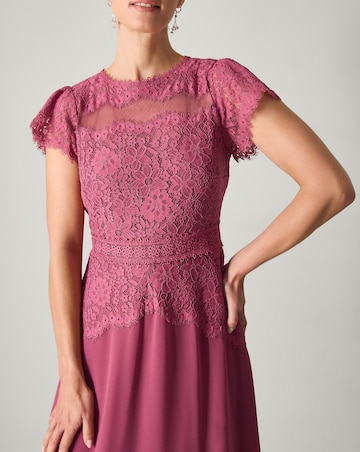 Monsoon Monike Short Sleeve Lace Dress