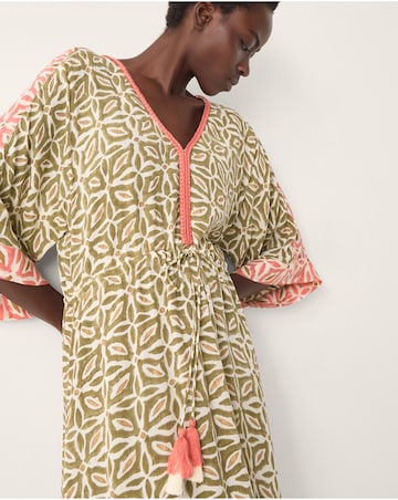 Monsoon Elma Print Midi Beach Dress