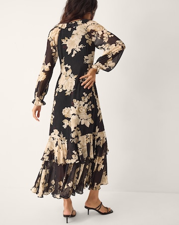 Monsoon Rowena Floral Print  Maxi Dress