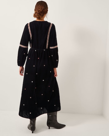 Monsoon Noni Long Sleeve Midi Dress